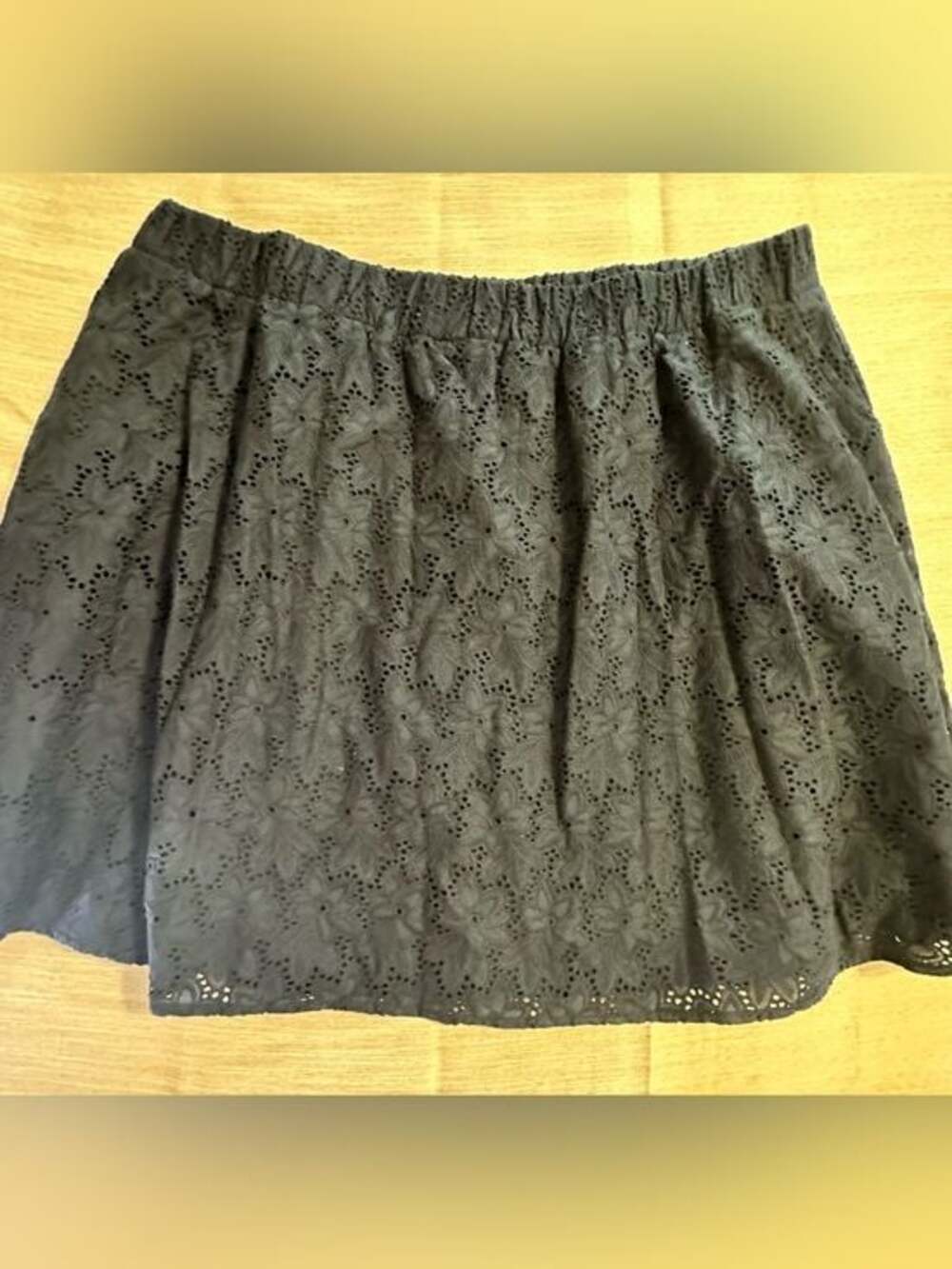 The Webster Miami at Target Navy Blue Eyelet A-Line Skirt - Women